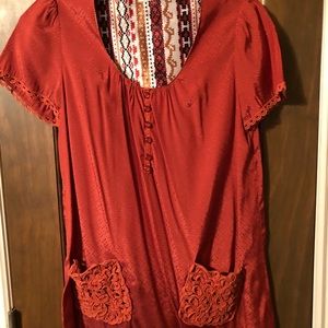 Anthropologie silk top